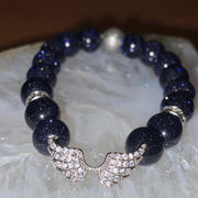 Blue Goldstone Empath Bracelet