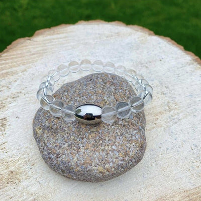 Master Healer Clear Quartz Men's Bracelet