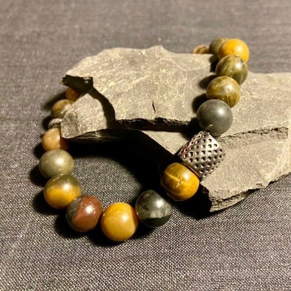 Petrified Wood Men's Bracelet