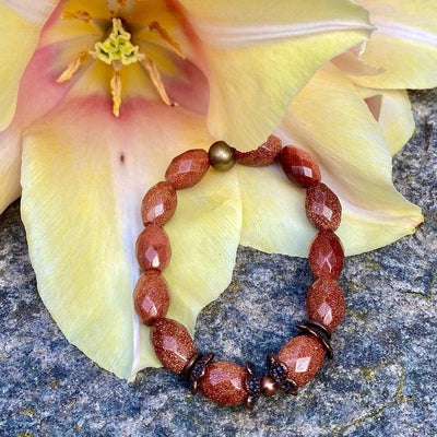 Red Goldstone Ambition Bracelet