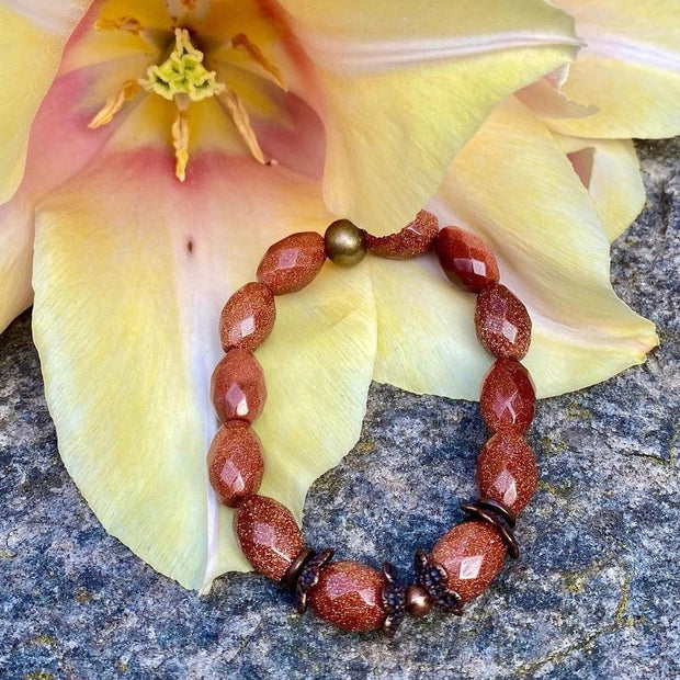 Red Goldstone Ambition Bracelet