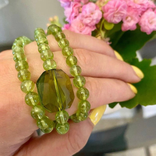 Peridot Stone of Compassion Bracelet