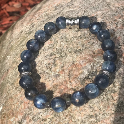 Kyanite Strong Aura Men's Bracelet
