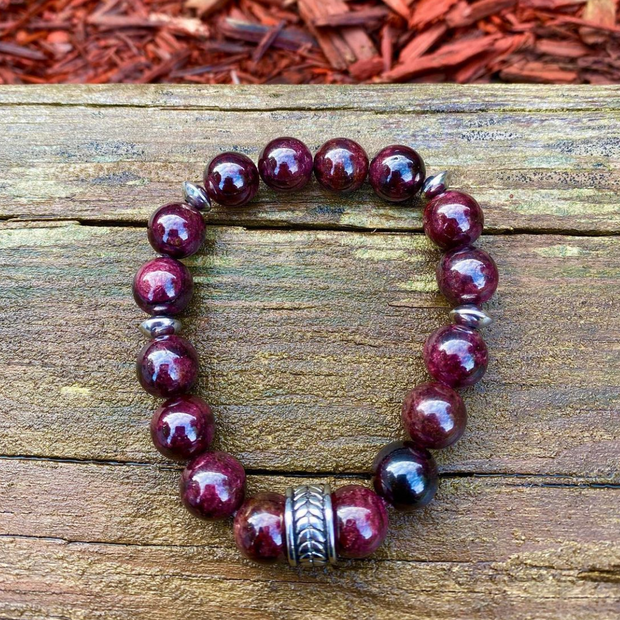 Successful Business Red Garnet Bracelet