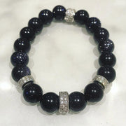 Blue Goldstone Men's Bracelet