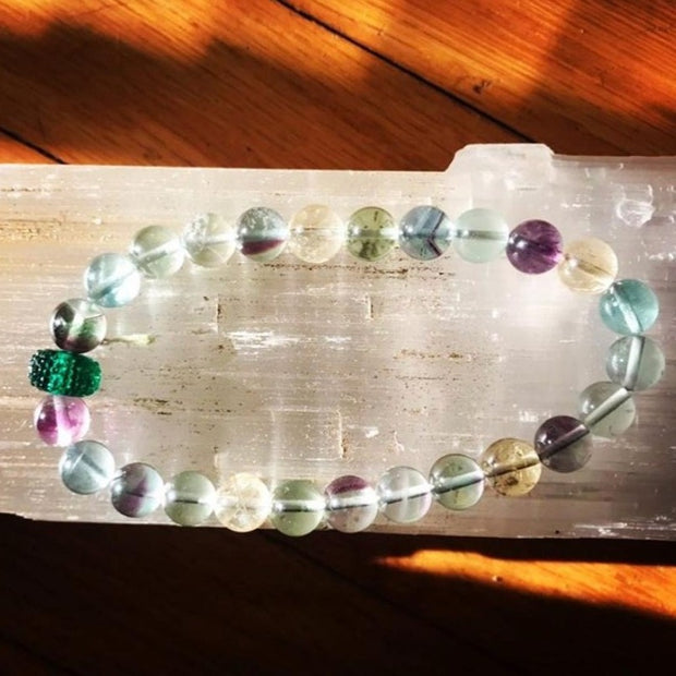Genius Fluorite Stone Bracelet