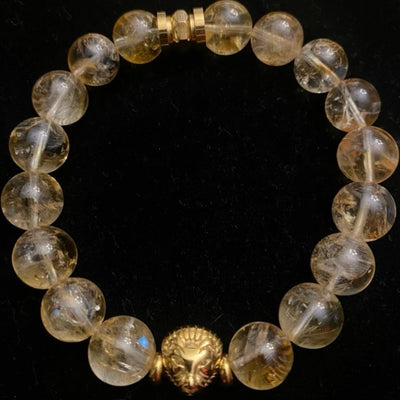 Self Cleansing Citrine Men's Bracelet