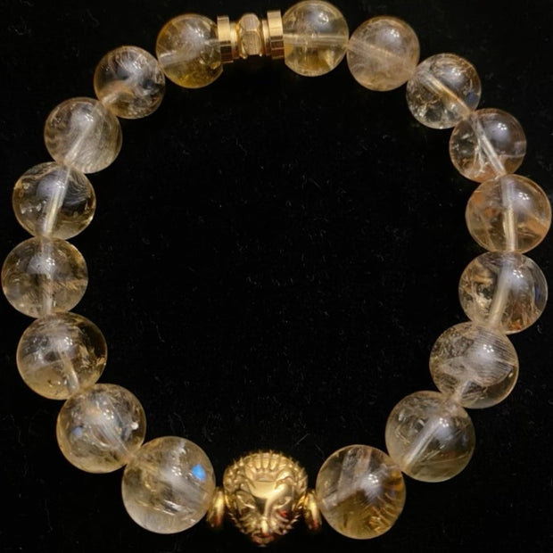 Self Cleansing Citrine Men's Bracelet
