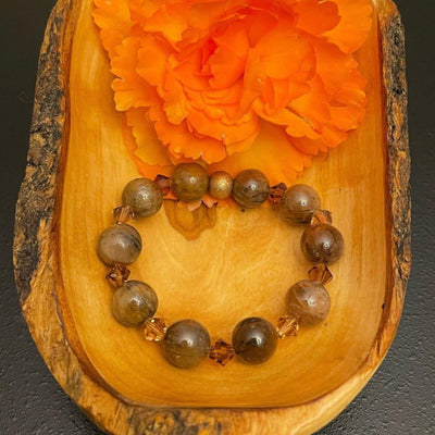 Chiastolite Stone of God Bracelet