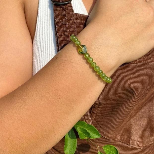 Peridot Compassion Bracelet