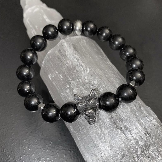 Black Tourmaline Protection Men's Bracelet
