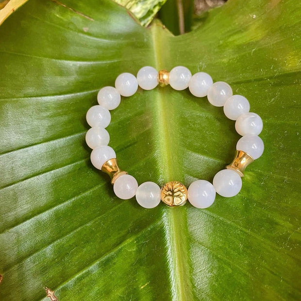 White Jade Luck Bracelet