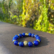 Lapis Lazuli Deflector Men's Bracelet