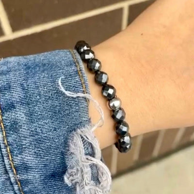 Magnetic Hematite Alignment Bracelet