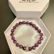 Faceted Amethyst Bracelet