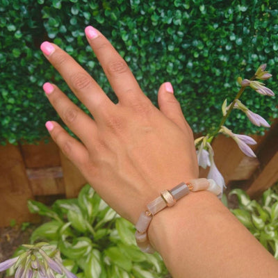 Peach Moonstone Divine Bracelet