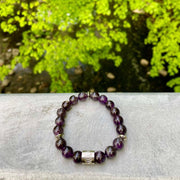 Amethyst Purifying Men's Bracelet