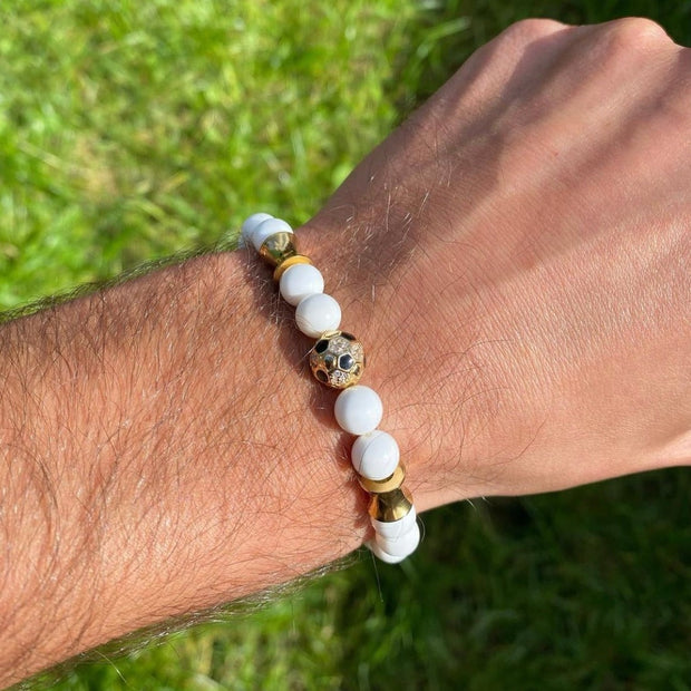Tridacna Buddhist Men's Bracelet