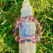 Phantom Amethyst Healing Men's Bracelet