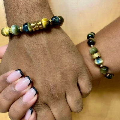 Tiger’s Eye Manifestation Couples Bracelet