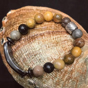 Petrified Wood Men's Bracelet