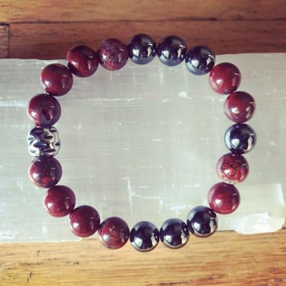 Confidence Red Jasper Bracelet