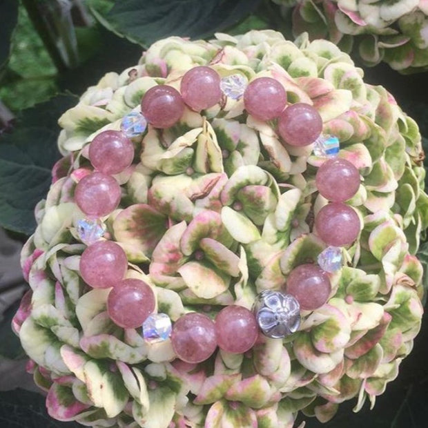 Strawberry Quartz Love Bracelet