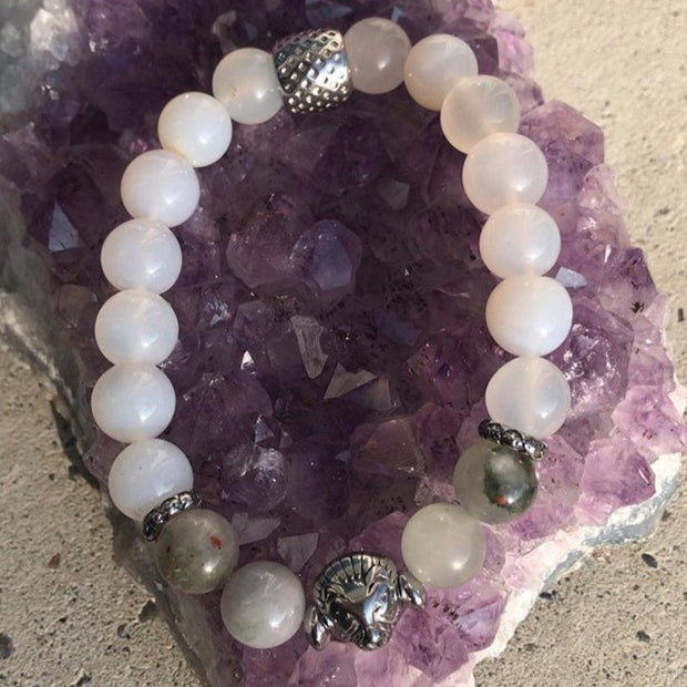 White Jade Men's Bracelet